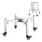 Adjustable Fire Pit Stand 15-27", 4 Casters, Fits Solo Stove and Outdoor Firepits